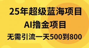 25年超级蓝海项目一天800+，半搬砖项目，不需要引流-揽颜居工坊