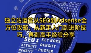 独立站运营从SEO到Adsense全方位攻略，从新手入门到进阶技巧，再到高手经验分享-揽颜居工坊
