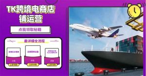 2025TK跨境电商选品趋势0到1店铺搭建最全实操讲解，轻松在家把货卖出国-揽颜居工坊