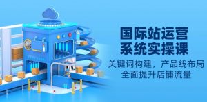 国际站运营系统实操课：关键词构建，产品线布局，全面提升店铺流量-揽颜居工坊