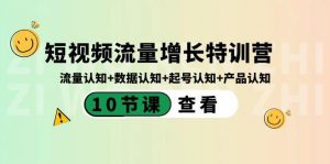 短视频流量增长特训营：流量认知+数据认知+起号认知+产品认知（10节课）-揽颜居工坊