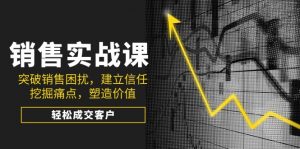 销售实战课,突破销售困扰,建立信任,挖掘痛点,塑造价值,轻松成交客户-揽颜居工坊