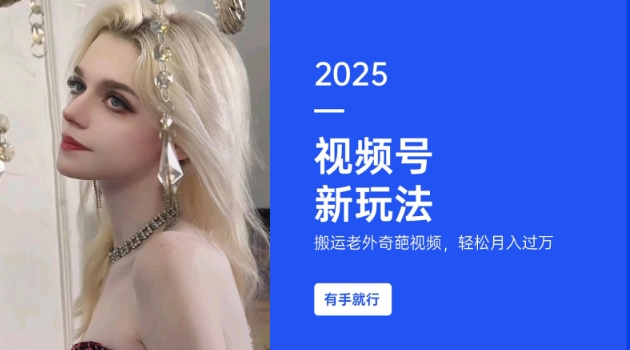 搬运老外奇葩视频,撸视频号分成计划收益,每天只需一小时,新手小白轻松月入过W-揽颜居工坊