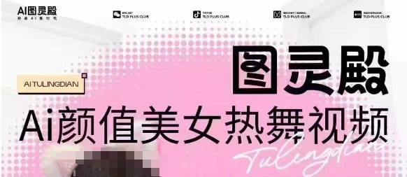 全网首发,原价988图灵殿AI颜值美女热舞视频,云端生图,轻松过原创-揽颜居工坊