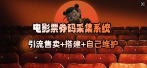 电影票券码采集系统_从商户放单转型做抢单达人-揽颜居工坊