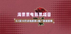 电影票无门槛券推广_0.1亓买10亓无门槛+渠道入口(v1.0版教程)-揽颜居工坊