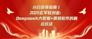 小白逆袭指南，2025玄学轻创业：Deepseek大数据+周易算法的融合玩法-揽颜居工坊