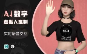 Ai数字人虚拟(智能体)实时语音交互特训营，​自行定制超写实角色AI数字人交互技术-揽颜居工坊