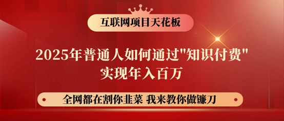 镰刀训练营超级IP合伙人，25年普通人如何通过“知识付费”年入百万！-揽颜居工坊