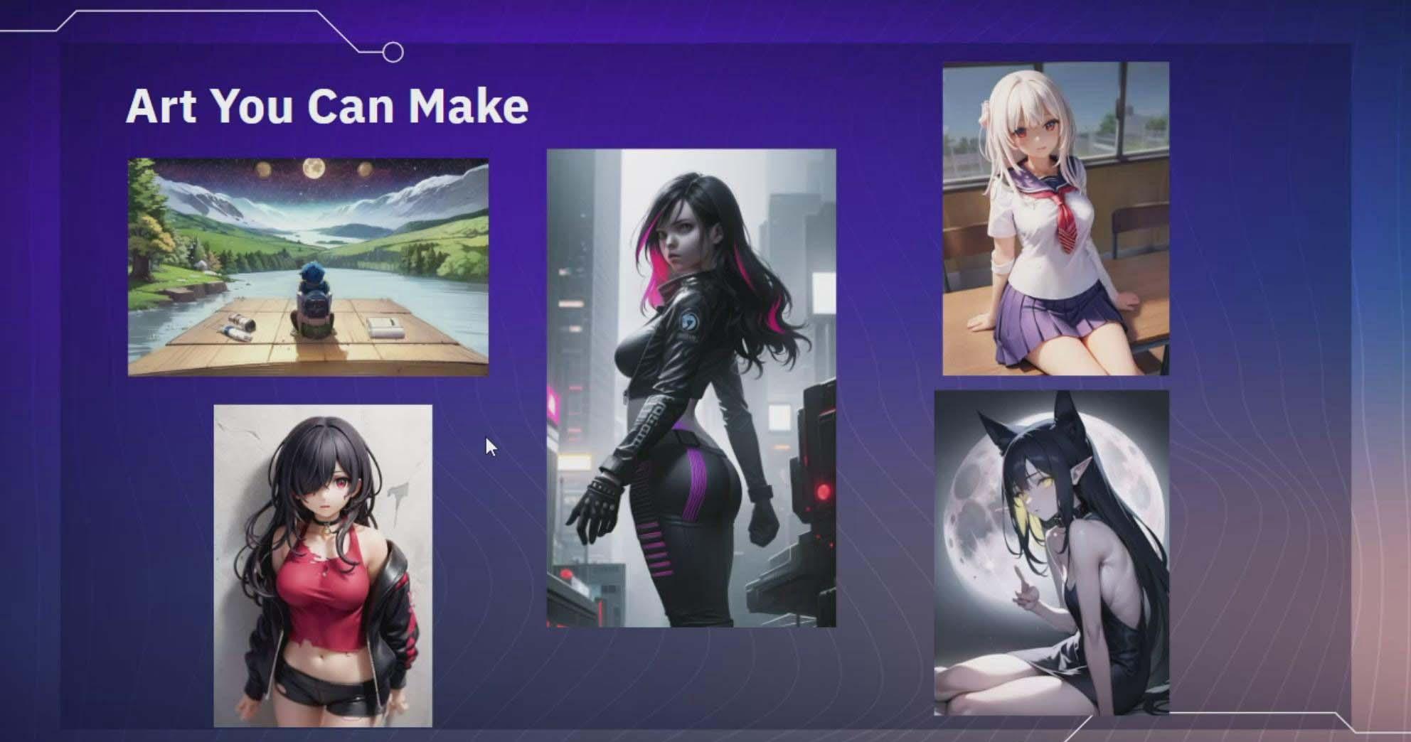 图片[2]-利用Stable Diffusion AI人工智能生成动漫艺术分步教程-14节课-中英字幕-揽颜居工坊