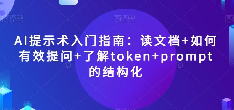 AI提示术入门指南：读文档+如何有效提问+了解token+prompt的结构化【揭秘】-揽颜居工坊