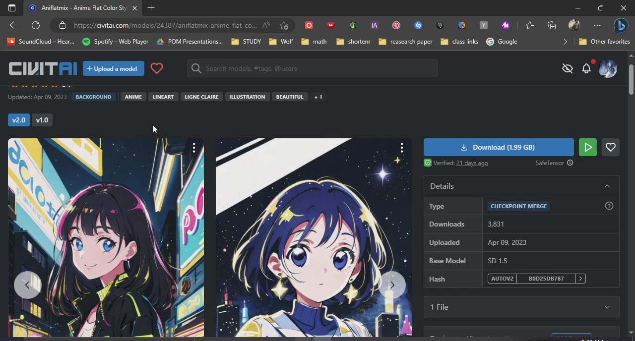 图片[1]-利用Stable Diffusion创建动漫艺术图像使用AI绘画赚钱-中英字幕-揽颜居工坊