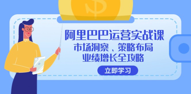 阿里巴巴运营实战课：市场洞察、策略布局、业绩增长全攻略-揽颜居工坊
