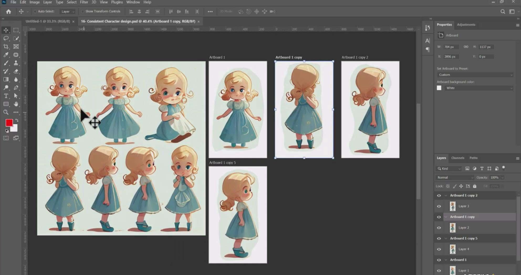 图片[7]-掌握 MidJourney V5 AI + ChatGPT创建一致的角色设计图像-22节课-中英字幕-揽颜居工坊