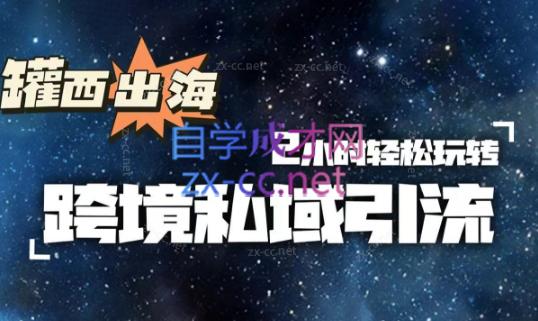 罐西老师·零基础学会跨境私域引流-揽颜居工坊