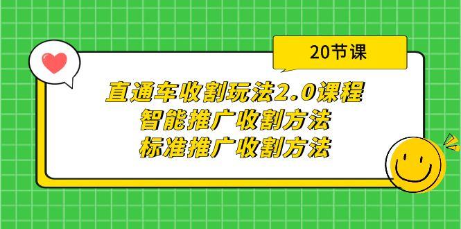 (9692期)直通车收割玩法2.0课程：智能推广收割方法+标准推广收割方法(20节课)-揽颜居工坊