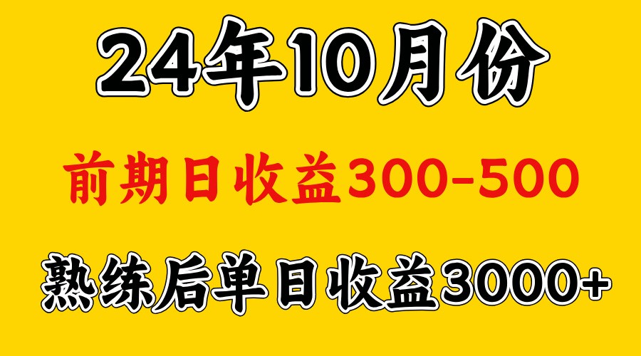 高手是怎么赚钱的.前期日收益500+熟练后日收益3000左右-揽颜居工坊