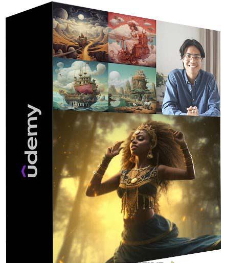 MidjourneyAI绘画艺术生成的大师级写作提示指南教程-8节视频课-中英字幕-揽颜居工坊