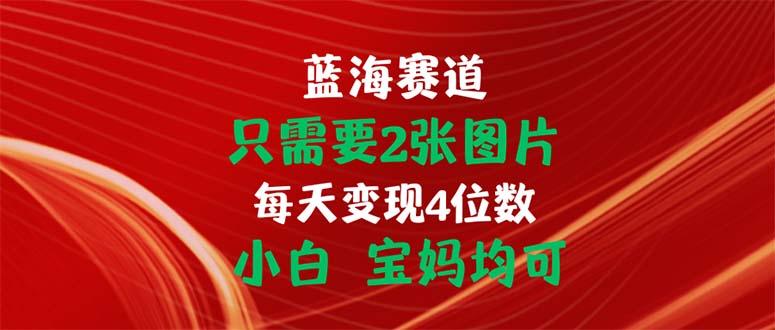 只需要2张图片 每天变现4位数 小白 宝妈均可-揽颜居工坊