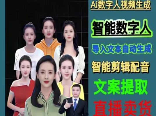 伍老师Ai数字人快速剪辑制作以及变现视频课-揽颜居工坊