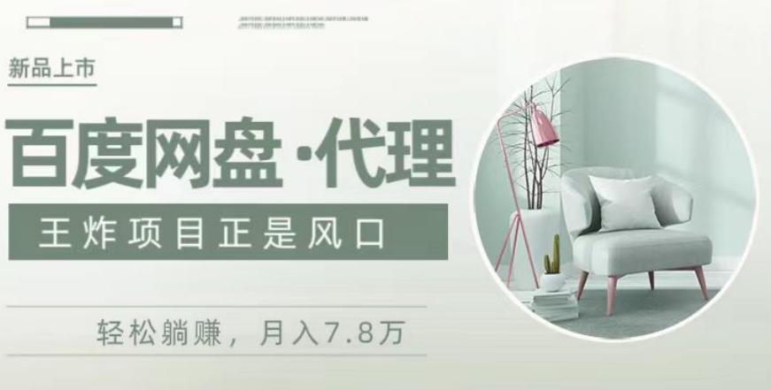 度盘代理，月入7w保姆级全方位教程-揽颜居工坊