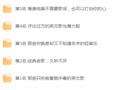 【无损音乐分享】网易云音乐收藏榜单前五名合集 精选好歌-揽颜居工坊