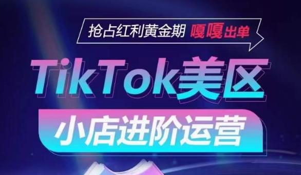 TikTok Shop美区小店进阶运营，抢占红利黄金期 嘎嘎出单-揽颜居工坊