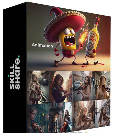 图片[1]-掌握 MidJourney V5 AI + ChatGPT创建一致的角色设计图像-22节课-中英字幕-揽颜居工坊