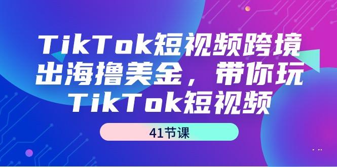 TikTok短视频跨境出海撸美金，带你玩TikTok短视频(41节课)-揽颜居工坊