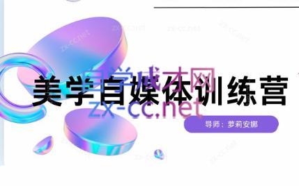 安娜·美学自媒体IP系统课-揽颜居工坊