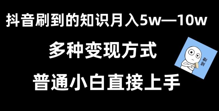 抖音刷到的知识，每天只需2小时，日入2000+，暴力变现，普通小白直接上手【揭秘】-揽颜居工坊