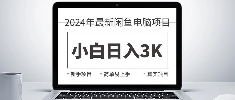 2024最新闲鱼卖电脑项目，新手小白日入3K+，最真实的项目教学-揽颜居工坊