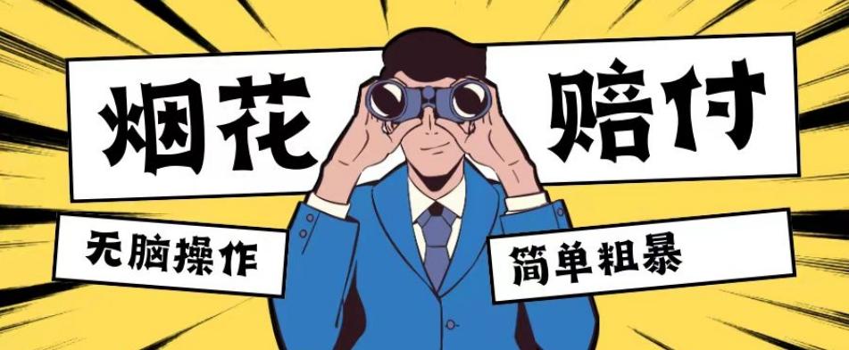 最新蓝海玩法，烟花爆竹赔付，单订单赔付200-500无脑操作【仅揭秘】-揽颜居工坊