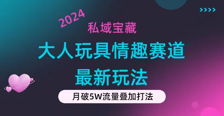 私域宝藏：大人玩具情趣赛道合规新玩法，零投入，私域超高流量成单率高-揽颜居工坊