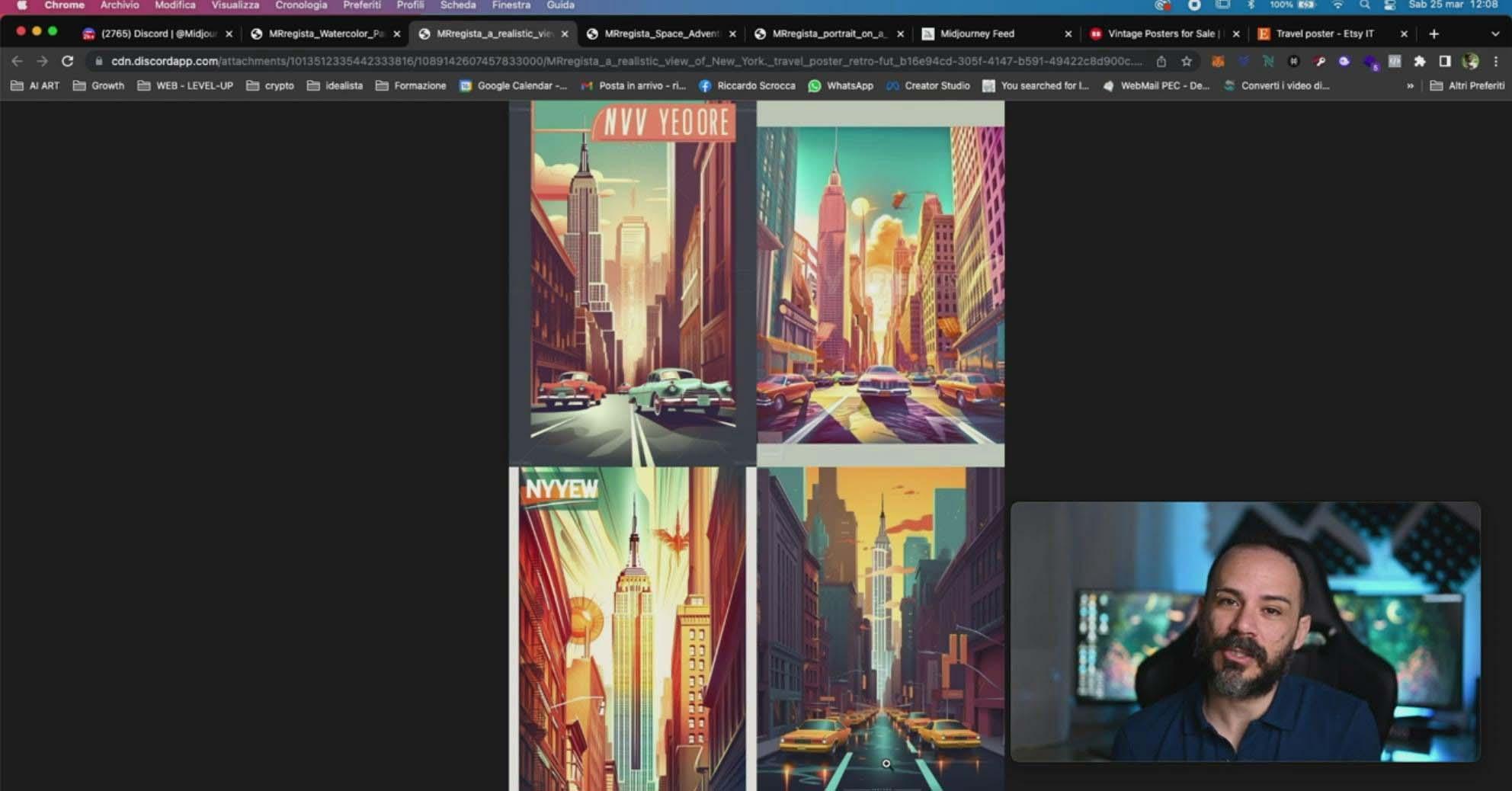 图片[10]-Midjourney AI人工智能创建和销售令人惊叹的海报教程-10节课-中英字幕-揽颜居工坊