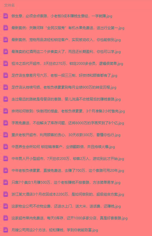 图片[3]-(9607期)真实有效391套商业模式，年入几十到几百万案例解析(电子书+视频+图文)-揽颜居工坊