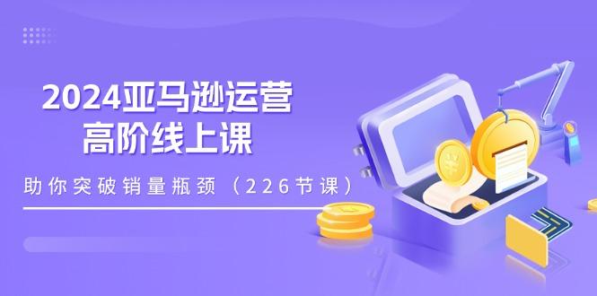 2024亚马逊运营-高阶线上课，助你突破销量瓶颈(228节课-揽颜居工坊