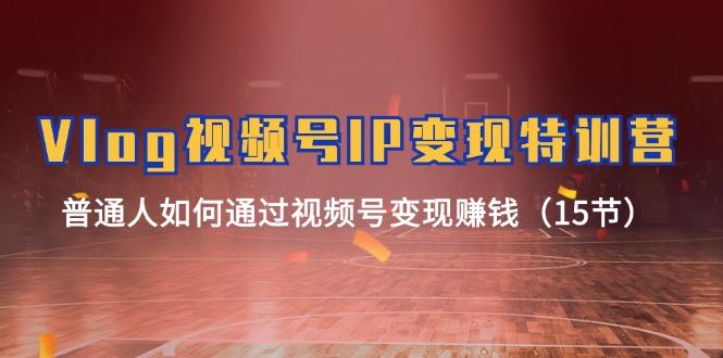 Vlog 视频号IP变现特训营，普通人如何通过视频号变现赚钱(15节-揽颜居工坊