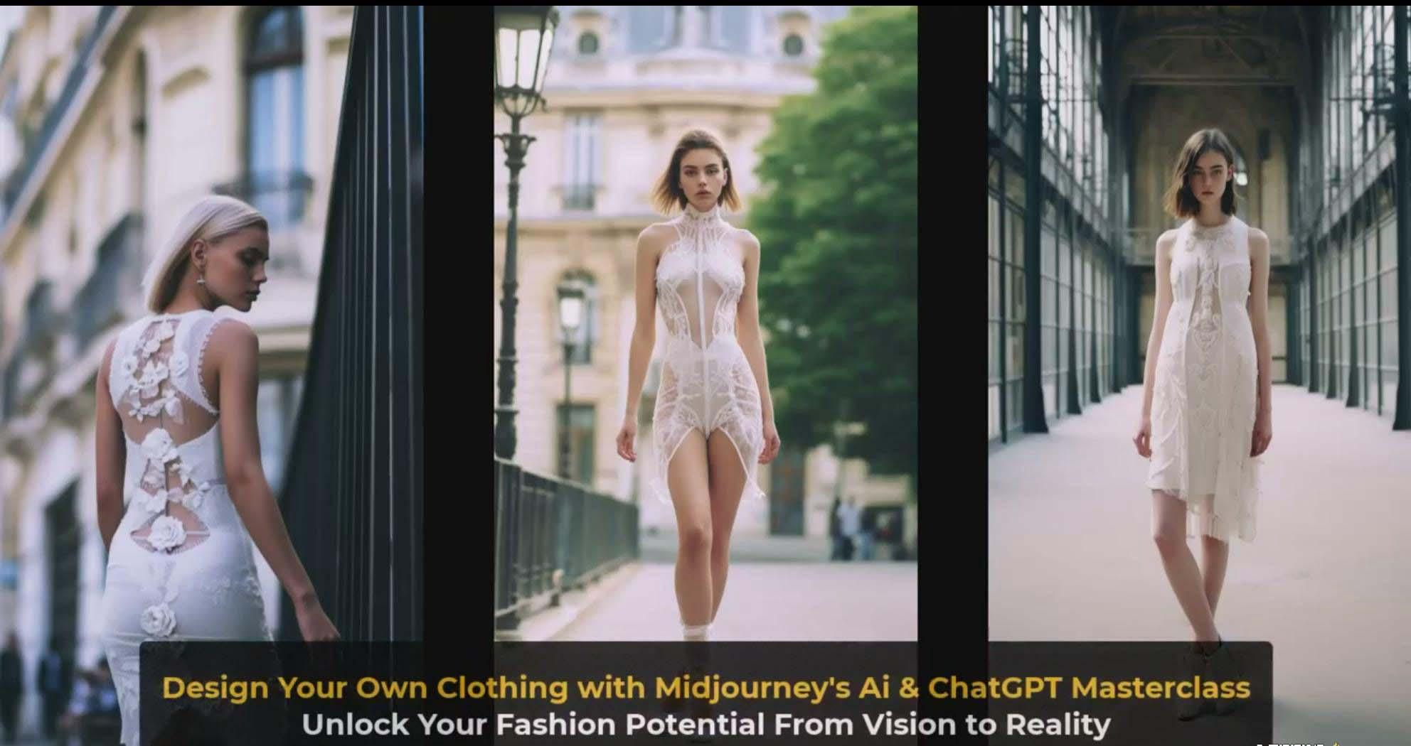 图片[4]-利用 Midjourneys Ai 人工智能设计自己的服装AI大师班-10节课-中英字幕-揽颜居工坊