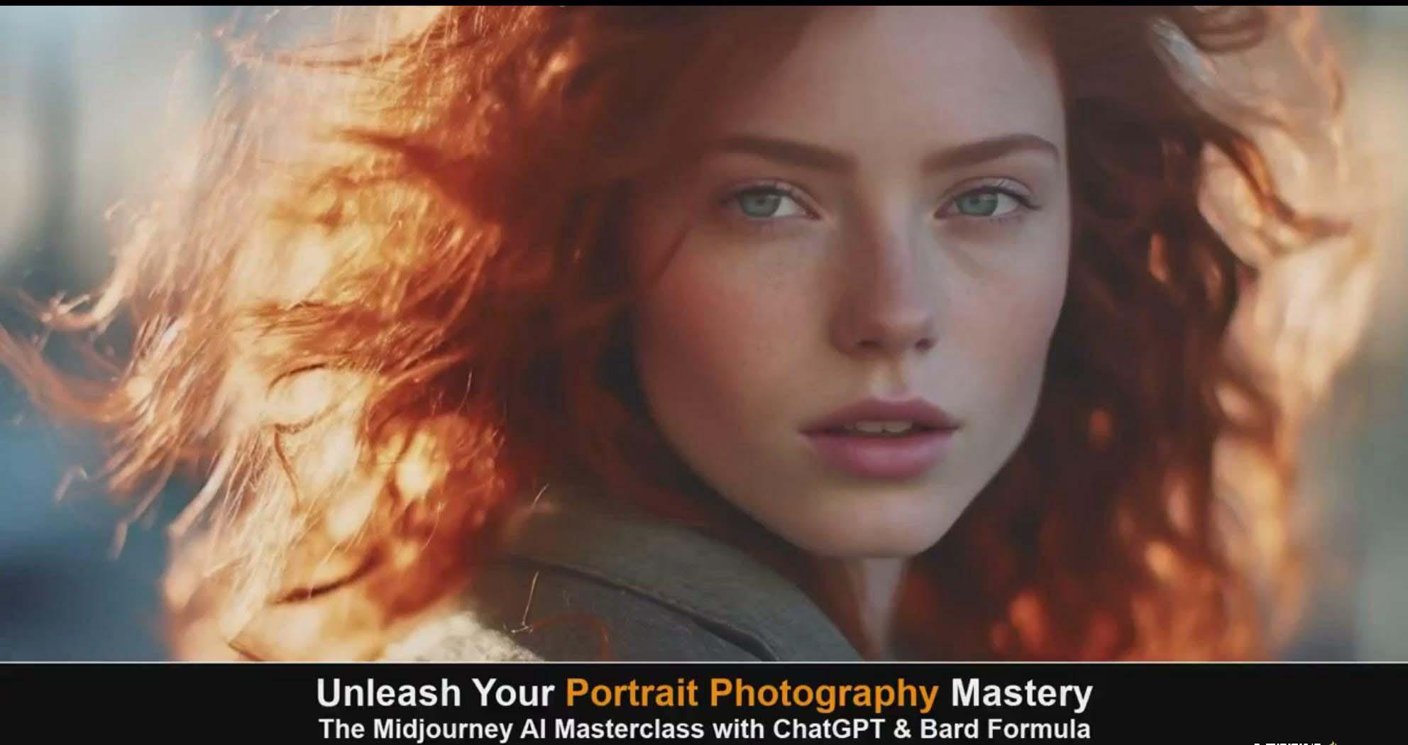 图片[2]-(9312期)Midjourney v5 ChatGPT 和 Bard AI人工智能人像摄影大师班-15节-中英字幕-揽颜居工坊
