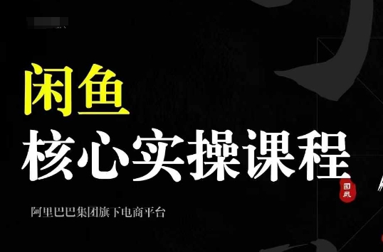 2024闲鱼核心实操课程，从养号、选品、发布、销售，教你做一个出单的闲鱼号-揽颜居工坊