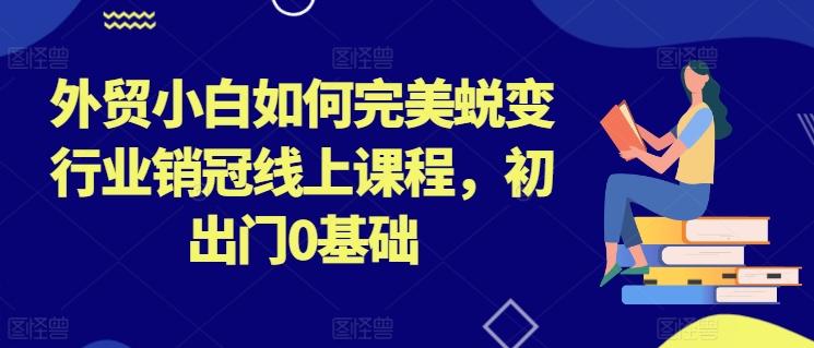 外贸小白如何完美蜕变行业销冠线上课程，初出门0基础-揽颜居工坊