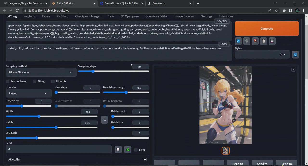 图片[4]-利用Stable Diffusion创建动漫艺术图像使用AI绘画赚钱-中英字幕-揽颜居工坊