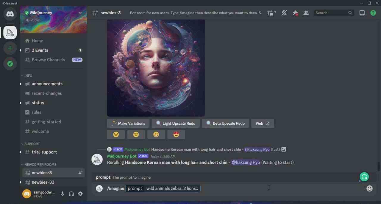 Midjourney AI人工智能艺术图片从入门到高级创作教程-33节课-中英字幕-揽颜居工坊