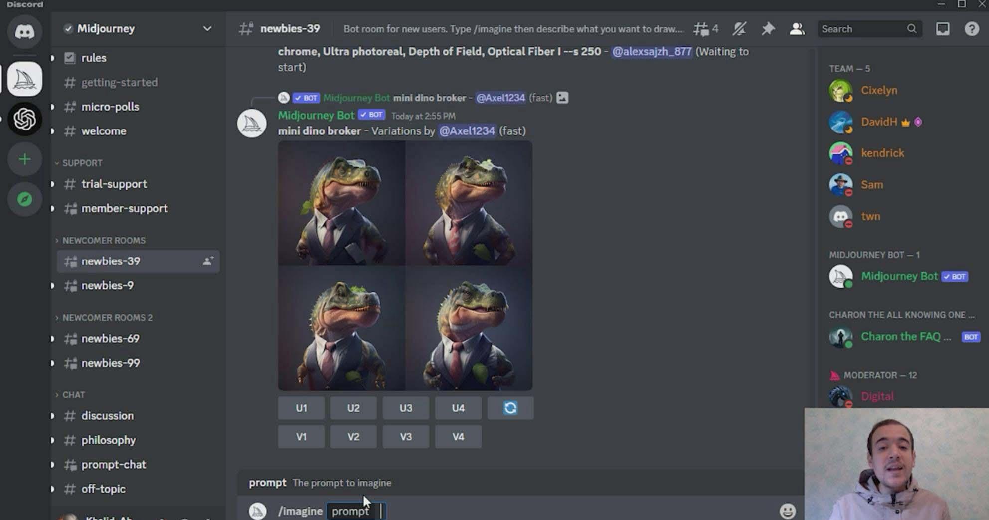 图片[1]-Midjourney 精通教程-使用Midjourney AI创建美丽艺术图像-36节课-中英字幕-揽颜居工坊