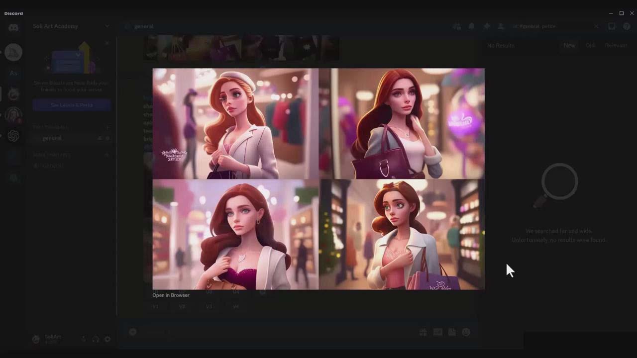 图片[5]-掌握 MidJourney V5 AI + ChatGPT创建一致的角色设计图像-22节课-中英字幕-揽颜居工坊