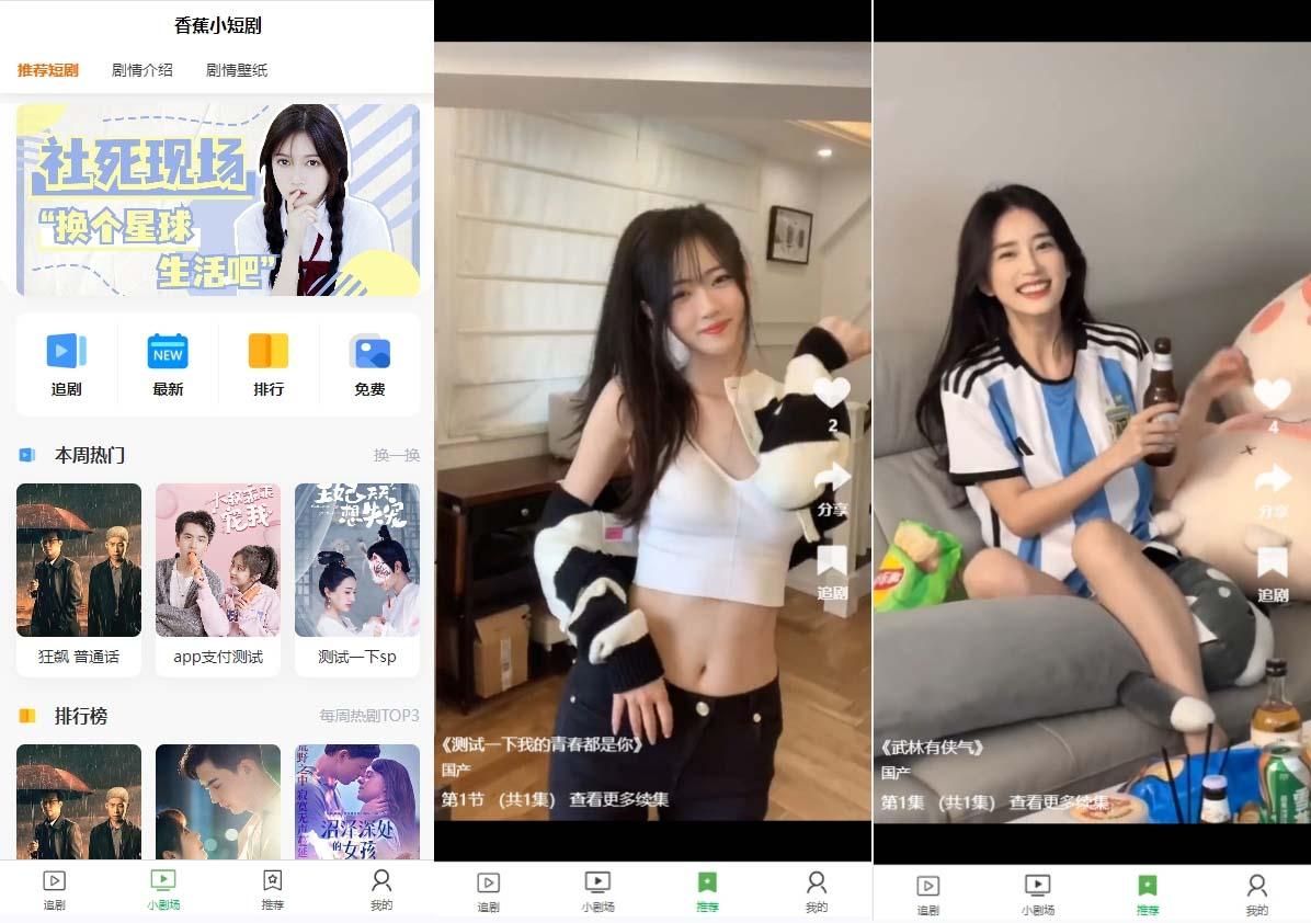 (8542期)小剧场短剧影视系统源码 全开源 带支付收益+会员机制+代理推广等模式【…-揽颜居工坊